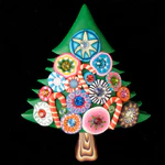 Billie Beads Christmas Tree Pin