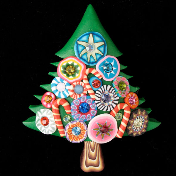 Billie Beads Christmas Tree Pin